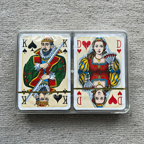 Bridge spielkarten doppelset - spielkarten,