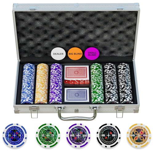 Poker set 300 teilig - poker-set, chips