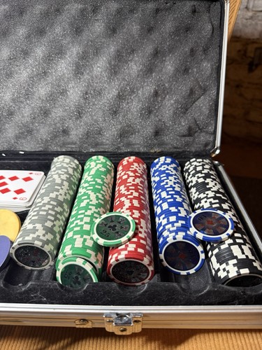 Poker chip set aluminiumkoffer - poker,
