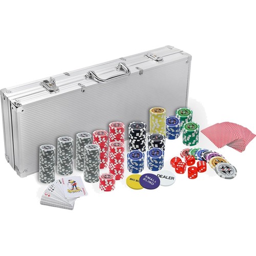 Pokerkoffer set 500 - pokerkoffer, chips