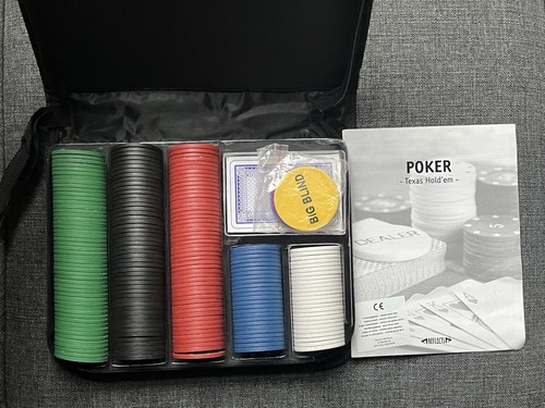 Poker set tasche neu - in,
