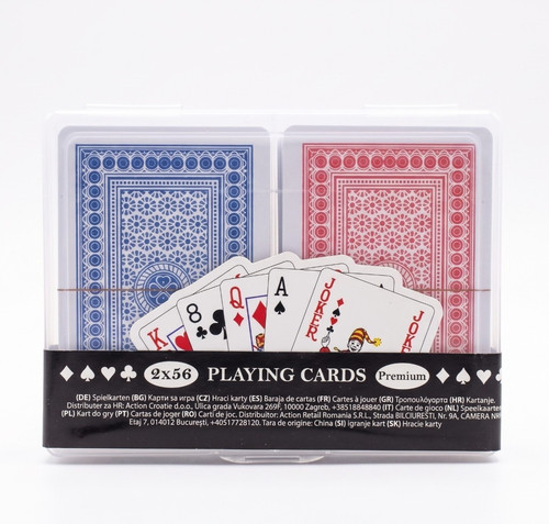 56er spielkarten set blau - 56er,