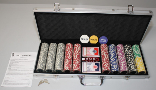 Pokerkoffer pokerset 500 laser - pokerkoffer,