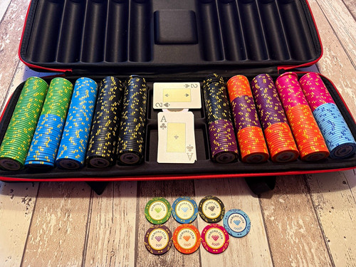 Pokerchip set diamond - diamond, mit