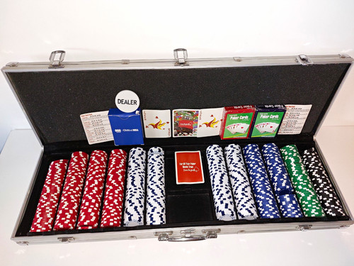 Großes poker chip set - großes,