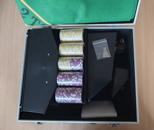 Poker set 500 chips - poker, koffer