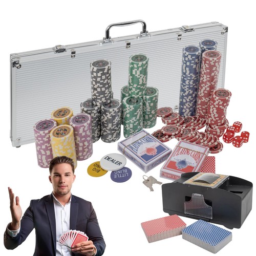 Pokerkoffer 300 500 chips - pokerkoffer, 300/500