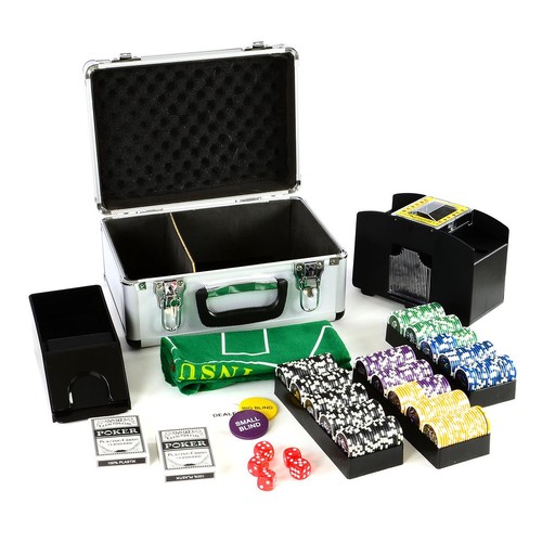 Pokerkoffer deluxe pokerset - deluxe,