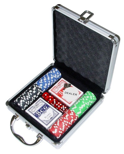 Profi poker komplettset mit - poker-komplettset,