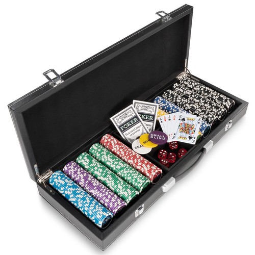Pokerkoffer leder deluxe - leder,