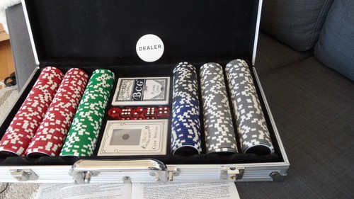 Poker chip set koffer mit - set,