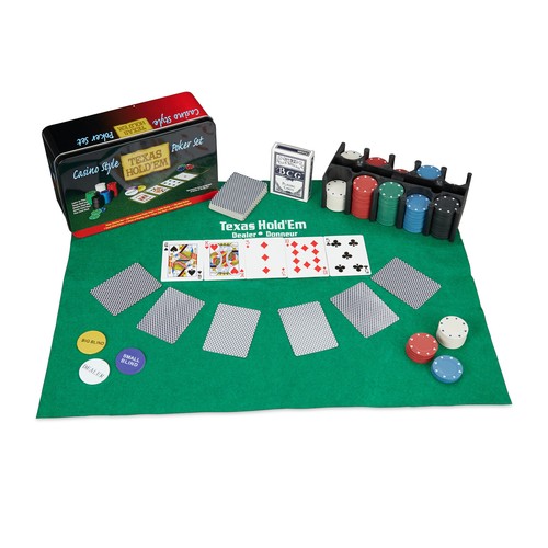 Pokerset groß poker - pokerset, poker-spielset