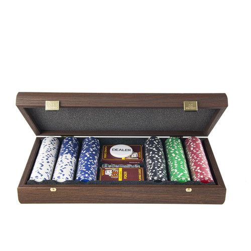 Luxus poker set dunklem - poker-set,