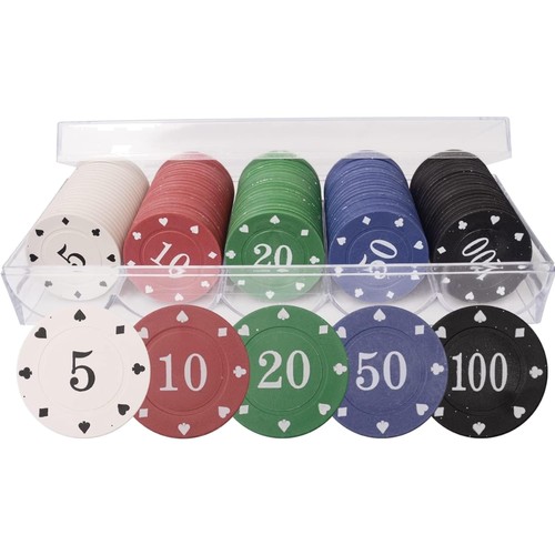 Poker chips set 100 stück - 100,