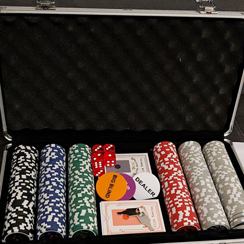 Poker chip set - chip,