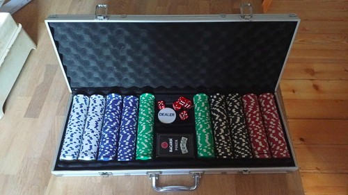 Luxus alu pokerkoffer - luxus, pokerset