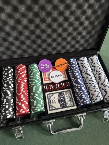 Poker set with chips - poker,
