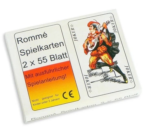 Romme spielkarten karten set - spielkarten,