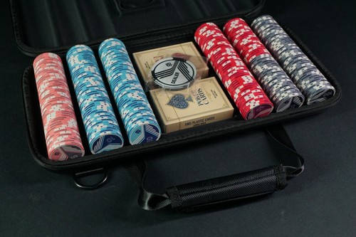 300 keramik pokerchips - 300, koffer
