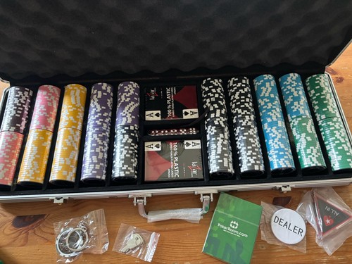Poker set 500 chips - poker,