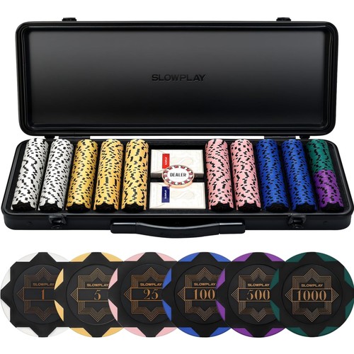 Poker chip set 500 chips - chip,