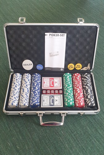 Poker pokerkoffer set alu - poker,